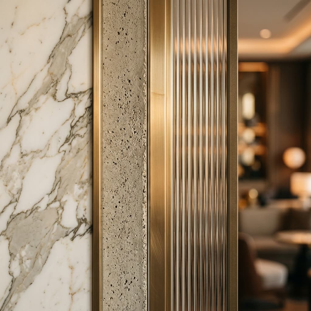 Architectural facade materials